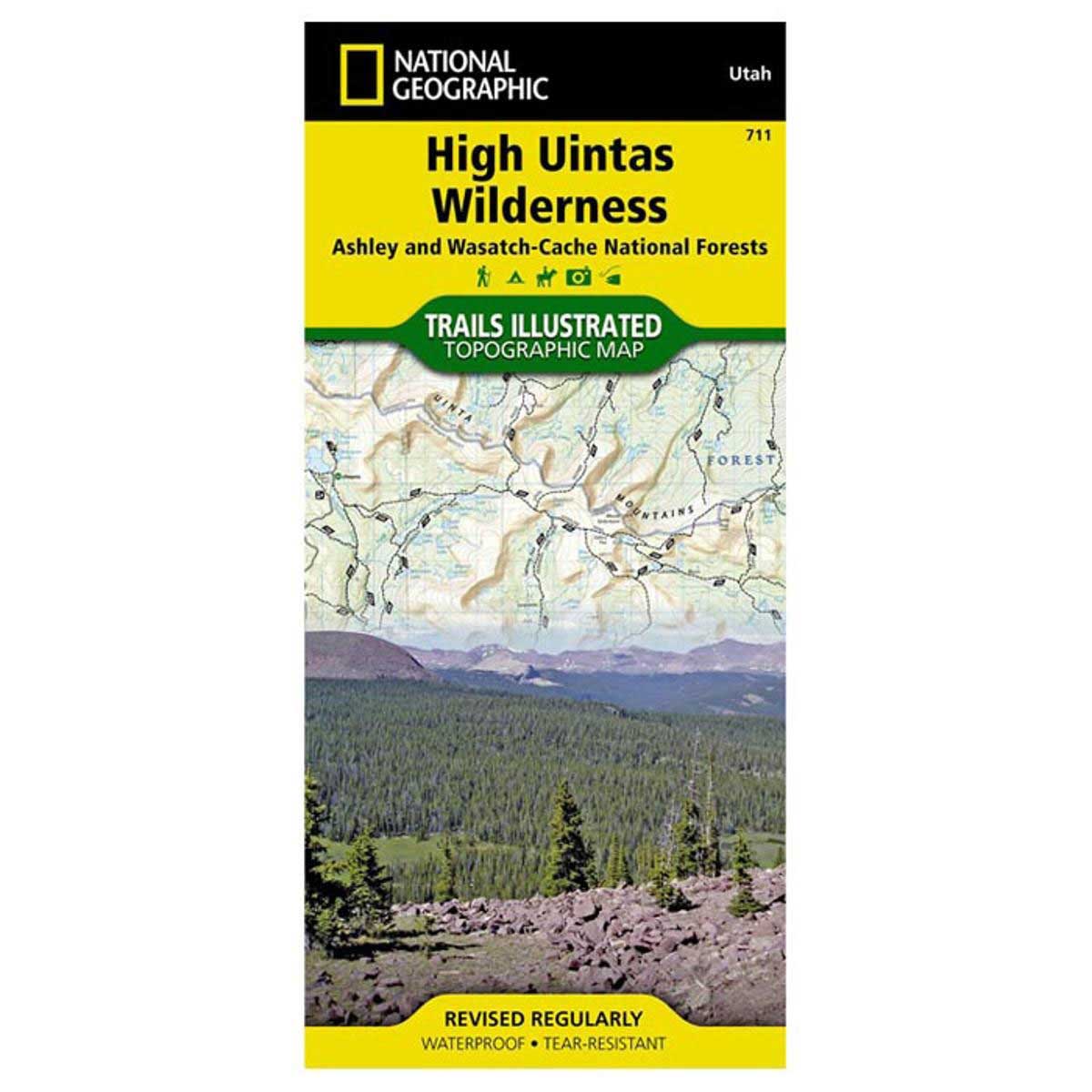 National Geographic 711 High Uintas Wilderness